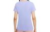Nike T Shirts Women's Light Thistle Purple Crew Neck Moderate Straight Fit CZ3871-576