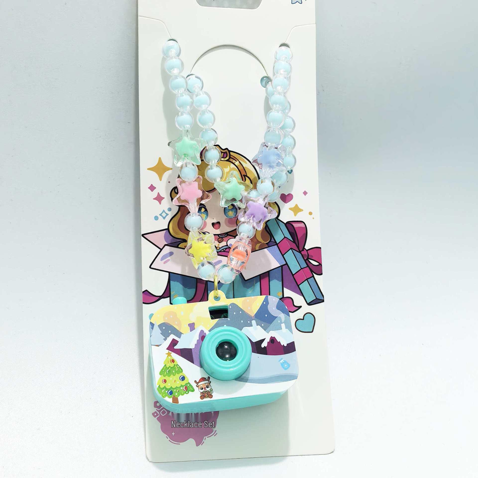 Creative Cartoon Projection Camera Keychain – Fun Gift for Kids & Kindergarten Prizes