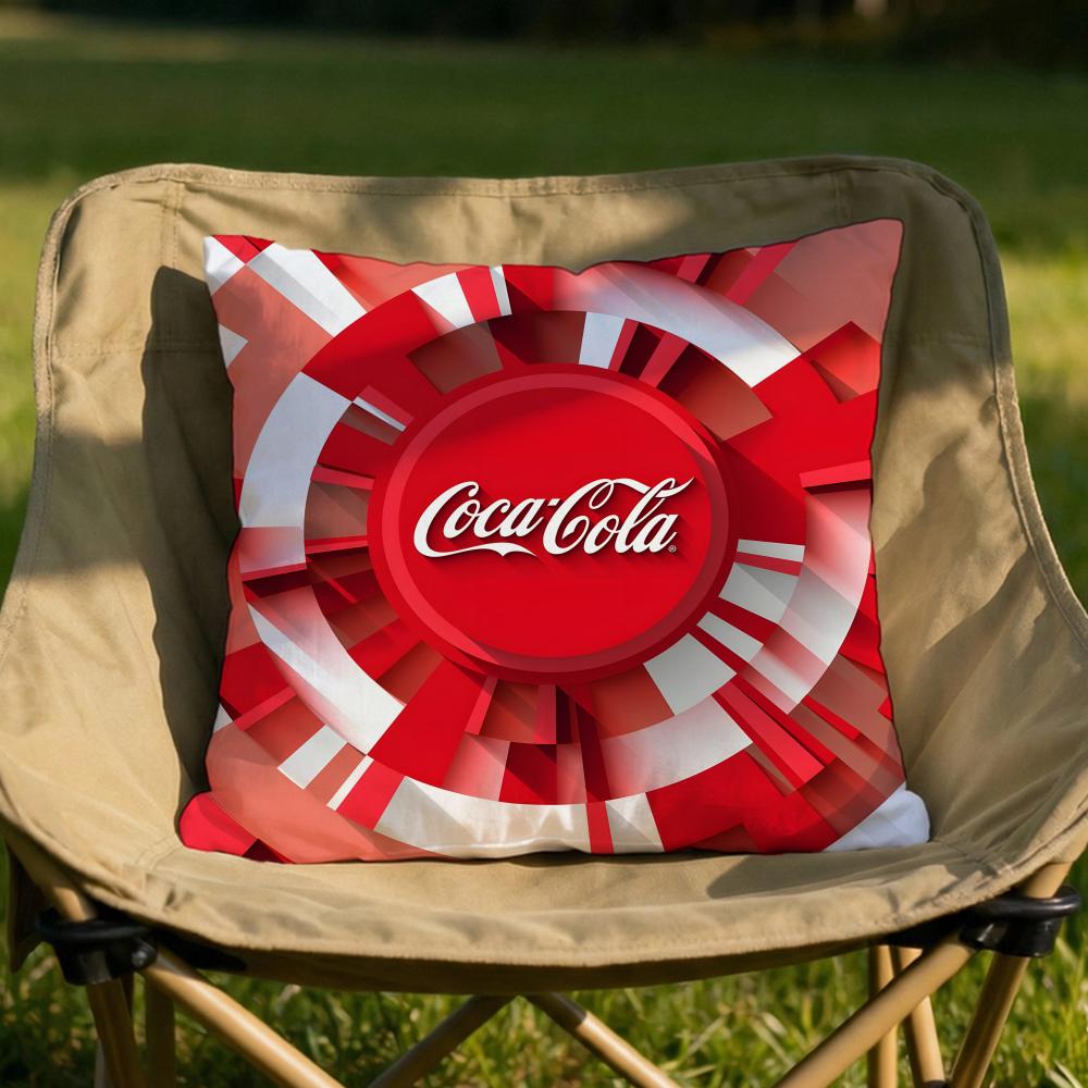 

CocaCola Cushion Cover Soft Reversible Durable Pillow Cover MultiScene Use for Home Car Daily Comfort 30X30cm