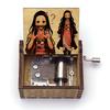 Vintage Gurenge  Music Song Anime Wooden Music Box Hand Crank Christmas Kids Gift