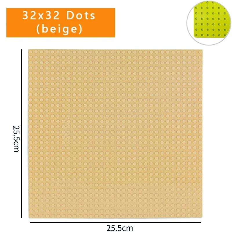 Non-Toxic 32*32 Baseplates Classic 32X32 Dots Base Plates City Diy Construction Building Blocks Figures Creative Toys Plastic Bricks Gifts