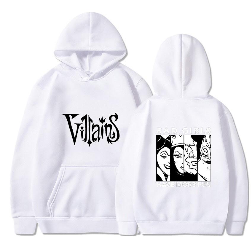 Villains Hoodie Sweatshirts Men Women Fashion Casual  Autumn Winter Fleece Streetwear Tops