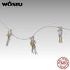925 Massief Zilver Beste Vriend Ketting Zilver Goud Omhelzing Hanger Bijpassende Kettingen