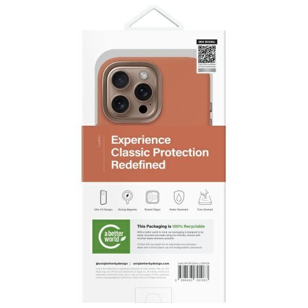Uniq Etui Lyden Iphone 16 Pro Max 6.9   Magclick Charging Terracotta