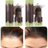 Hairline Powder Stick, Hair Color Shadow Powder, Root Touch Up for Thinning/Gray Hair, Instant Cover Up, Multi Contour Concealer Powder 02#Brown