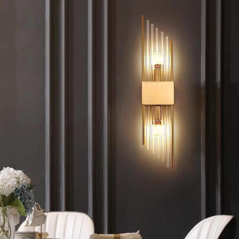 Nordic Luxury Crystal Wall Lamp for Living Room, Bedroom, Stairway, and Aisle Decor