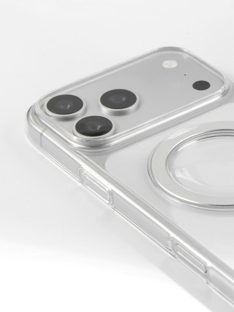Husă Transparentă Rotativă Magnetică 360° pentru iPhone 17 Pro - Acoperire Completă