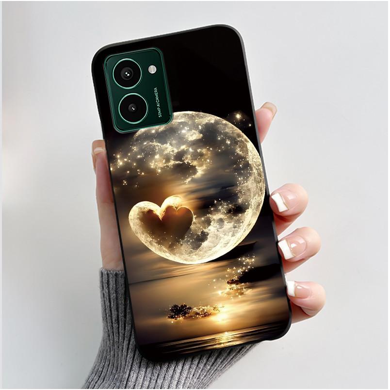 Weiche TPU Hülle für Nokia HMD Pulse Pro Pulse+ Plus Luxuriös Niedlich Liebe Hase Lustig Schwarzes Silikon Schutzhülle Rückseite Handyhülle