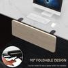 OUGIC Ergonomic Desk Extender Tray X Installation No Drilling Foldable Keyboard Drawer Table Mount Armrest Elbow and Arm Support for Computer 23.6"
