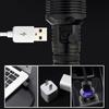 Bright Flashlight Outdoor Zoomable Hiking Torch USB Rechargeable Portable Flashlight For Camping Hunting Fishing Backpacking