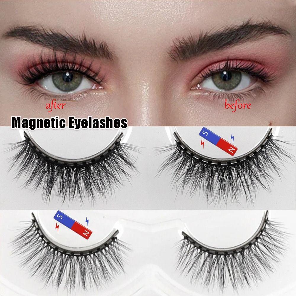 

Легко носить накладные ресницы, натуральные длинные инструменты для макияжа глаз, магнитные ресницы для наращивания ресниц