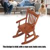 1:12 Miniature Rocking Chair Cute Wood Rocker Furniture Toy   Accessories