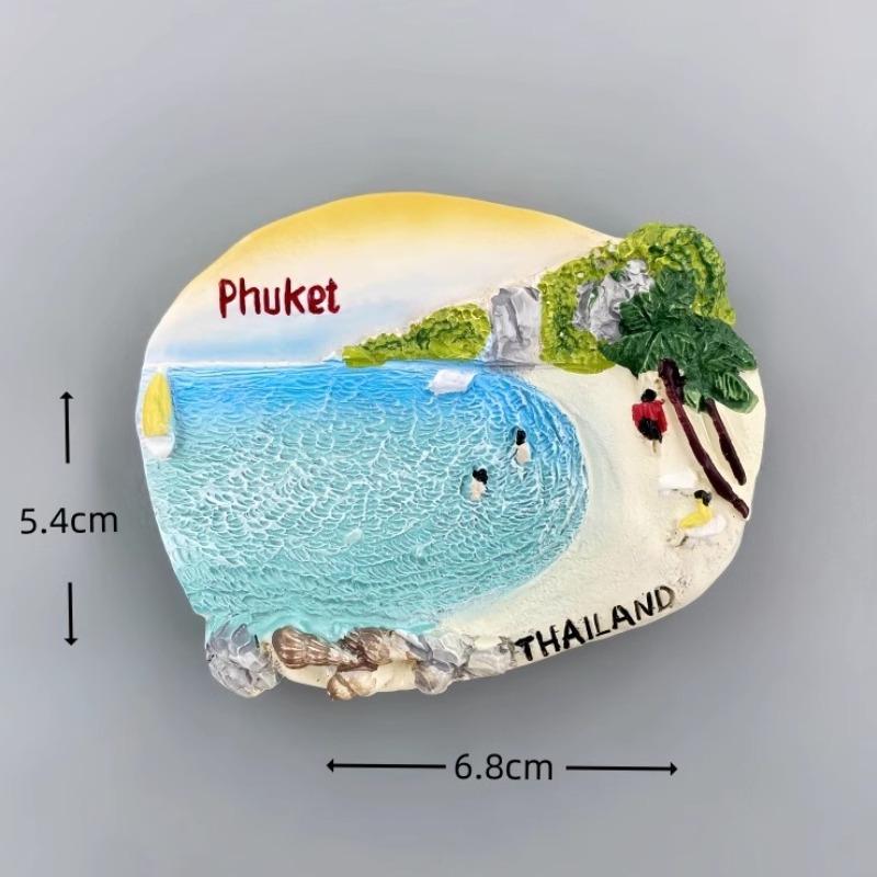 Thailand Souvenirs Phuket Fridge Magnets Home Decor Bangkok Refrigerator Stickers Wedding Gifts