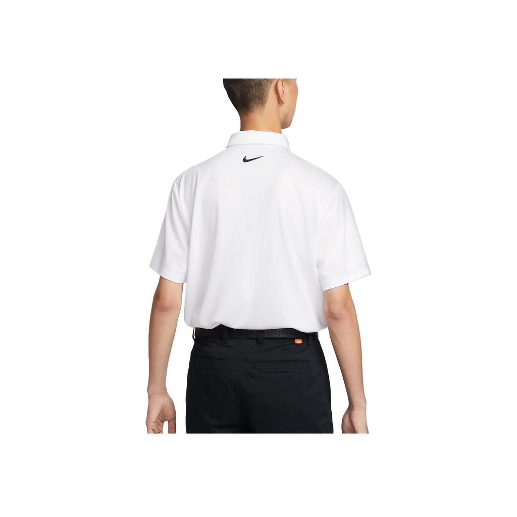 Nike Dri-FIT Tour Simple Breathable Soft Comfortable Polo Quick-Dry Short Sleeve T-Shirt Men Tops White Black FZ7476-100