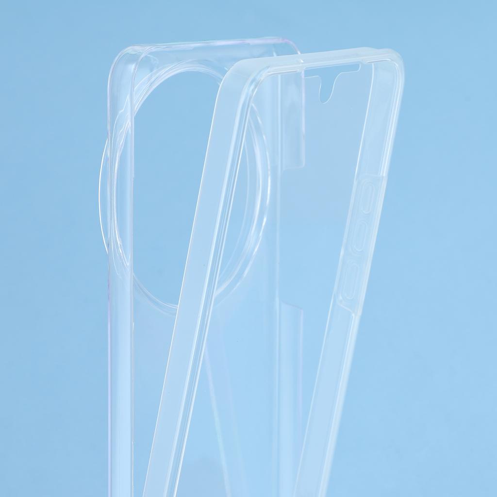 For Xiaomi 15 Ultra Case TPU Frame Clear Acrylic Back Phone Cover with PET Film
