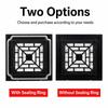 Black Vent Grille Waterproof Louver Vent Air Ventilation System Fan Grille  Electric Cabinet