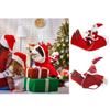 Haustier Hund Weihnachts Kostüm Weihnachtsmann Reitkostüm Haustierkleidung Reitendes Rentier Kostüm Haustier Weihnachtsprodukte
