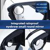 Car Blind Spot Mirror and Rearview Mirror Rain Cover, 2-in-1 Multi-functional Design for Enhanced Safety Driving with Expanded Field of View