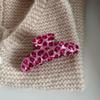 High Sense Hair Claw Clip Sweet Luxury Hair Accessories Fashion Leopard Print Clip  Daily Wear