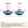 0.9Bar 1.1Bar 1.3 Bar Big or Small Head Thermost Radiator Cap Cover Water Temperature Gauge Cover