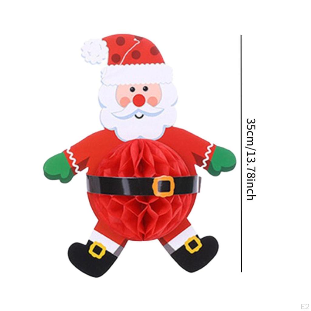 Weihnachten Weihnachtsmann Hängeornament Dekoration Display, Papieranhänger Weihnachten