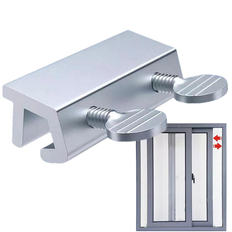 Justerbart fönsterlås Stopp Säkerhetslås för barn och husdjur Inbrottssäkert dörrlås Icke-borrande skjutbart fönsterlås Beslag