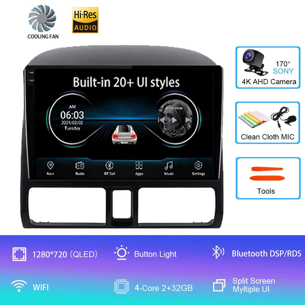 

For Honda CR-V CRV 2001 - 2006 Android 14 Car Radio Multimedia Player OLED Screen Navigation GPS CarPlay Stereo 2 DIN Head Unit CHINA