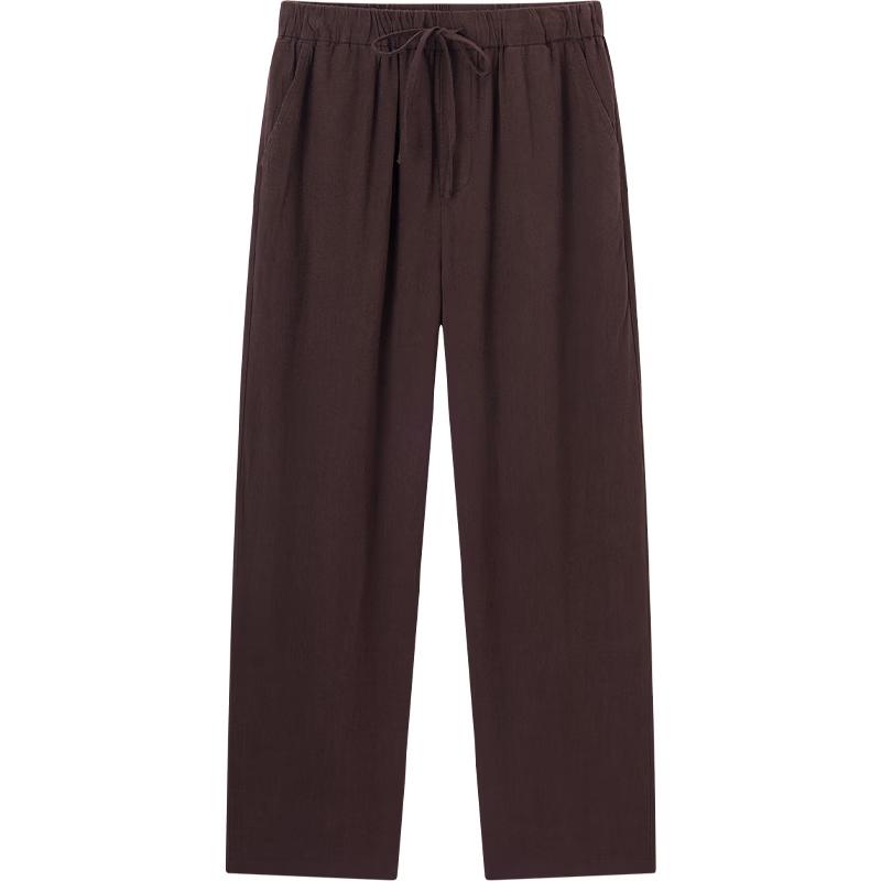 EICHITOO Women s Linen Blend Wide-Leg Pants M