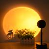 USB Atmosphere Rainbow Sunset Projector LED Desk Night Light Projection Lamp