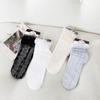 Japanischer Stil Sexy Spitze Rüschen Socken Ultradünne Transparente Sommer Lochmuster Netz Kniestrümpfe Damen Mode Harajuku Retro Lange Socken