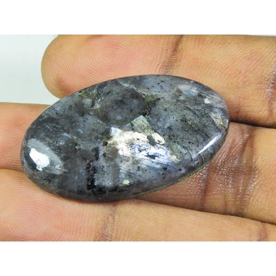 Natural Larvikite Jewelry Making Oval Cabochon Loose Gemstone 22X38X06 MM SK-489