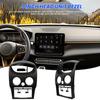 Car Dashboard Radio Frame 9-Inch Fascia Kit for Spark LT 2010-2017, Noise Free Trim Panel Center Console Navigation Frame, Dash Mounting Bracket Anti