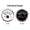 New 52mm  Waterproof  Voltmeter Universal Volt Gauge Meter 8-16V 16-32V with Red Backlight For Boat Automobile Yacht