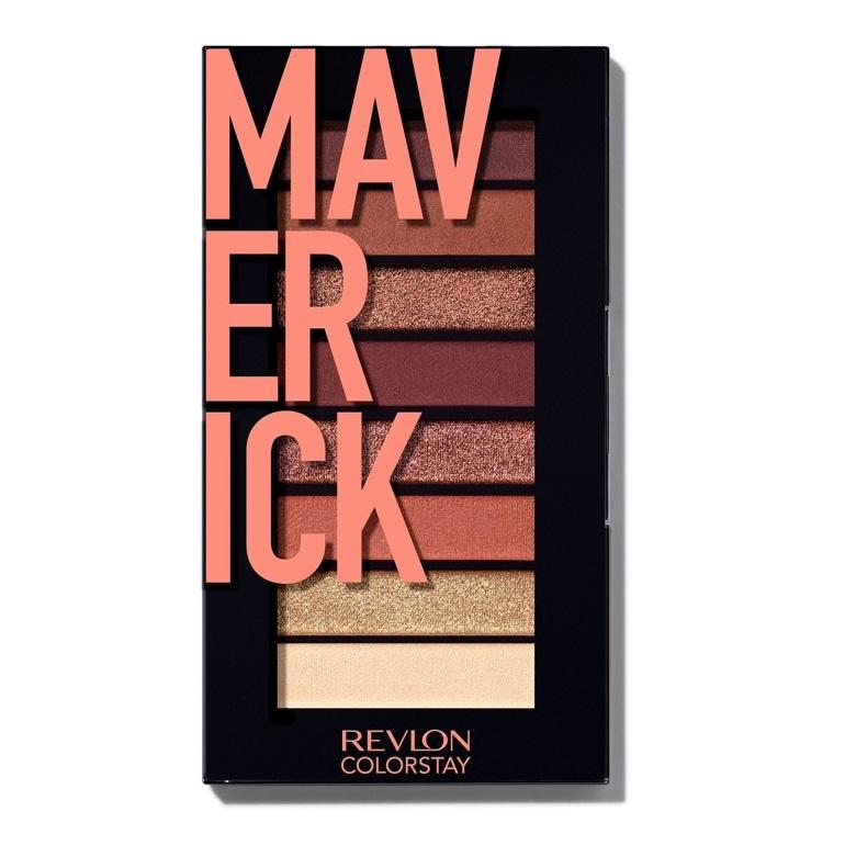 Revlon Colorstay Eyeshadow Palette Maverick - 8 tons vibrantes e duradouros para uma maquiagem deslumbrante para os olhos