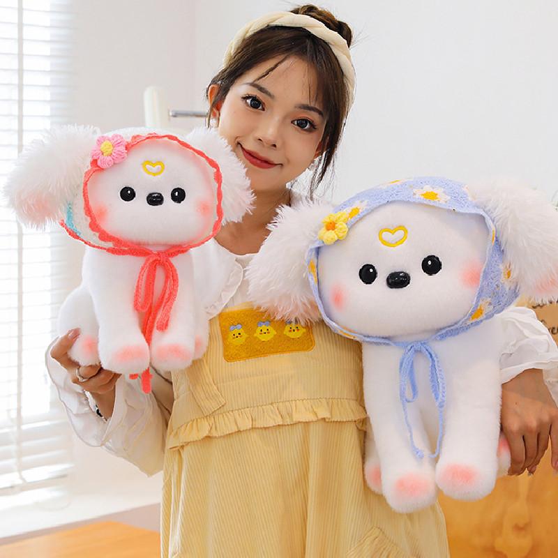 Whimsical Soft Plush Dog With Floppy Ears Available In Multiple Sizes For Perfect Cuddly Companion