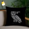 Octobers Very Own-O Owls Ovo Pillow Case Anti-Dustmite Pillowcase Invisible Zipper Silky Short Plush Sofa Cushion Cover