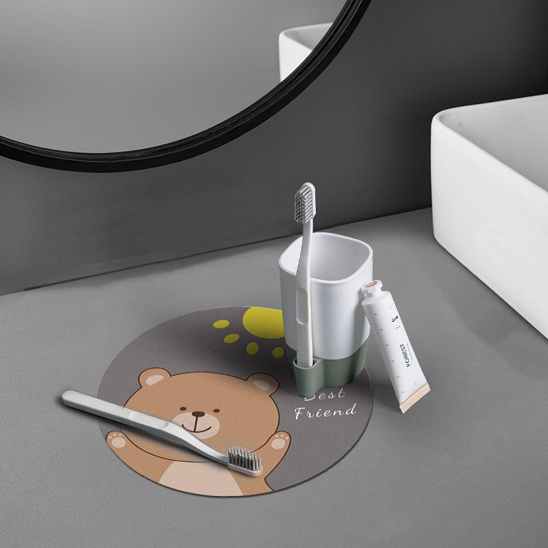 Household Upholstery Diatom Mud Cup Mat Ironing Place Mat Toiletries Mat Heat Absorbent Cup Mat