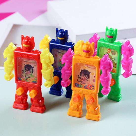 5Pcs Game Console Toy Classic No Battery Required Nostalgia Retro Style Entertainment ABS Water Playing Cellphone Ringtoss Toy for Child