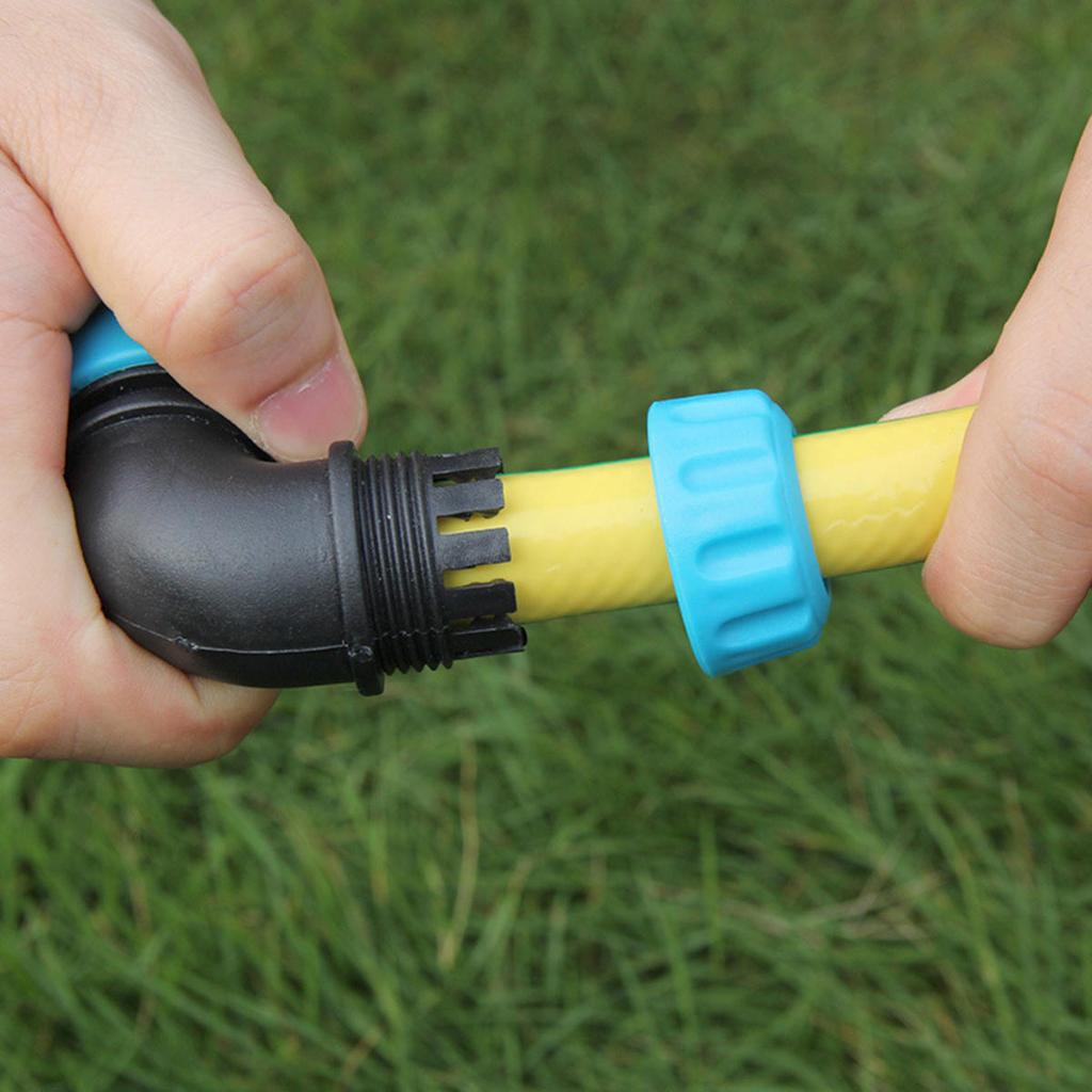 ABS Garden Water Connector Soft Water Pipe Elbow Faucet Joint Garden Irrigation Hose Rapid Connection Adapter