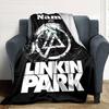 Customiz Name Personality Linkin Park  Blanket Soft &Warm Sofa Office Bed Travel Lunch Break Blanket, Gift Suitable All Seasons