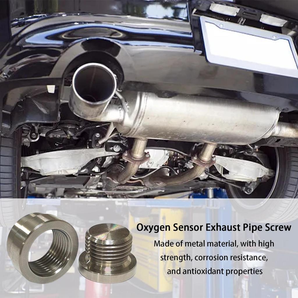 Gerinkoken O2 Sensor Bang Plug, Oxygen Sensor Mount Bang, M18x1.5 Thread O2 Sensor Embedded