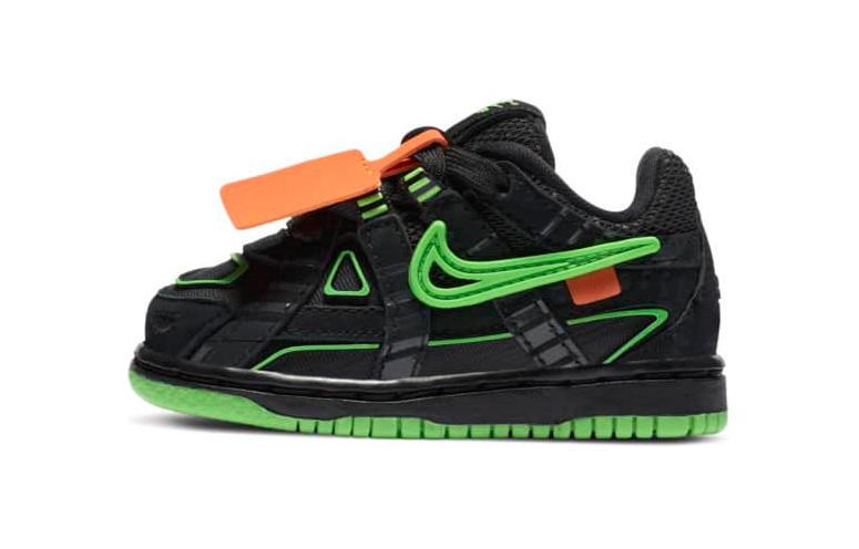 

Nike Air Rubber Dunk Off-White Green Strike TD CW7444-001 18.5
