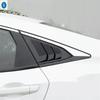 Auto Heckscheibenlamellen Jalousie Seitenlüftung Dekopaneel Abdeckung Zierleiste ABS Zubehör für Honda Civic Hatchback Limousine 2016 -