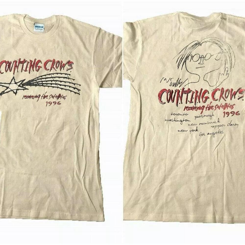 

Vtg Counting Crows 1996 2 Side Sand Short Sleeve Remake S-5XL Unisex T-Shirt XL