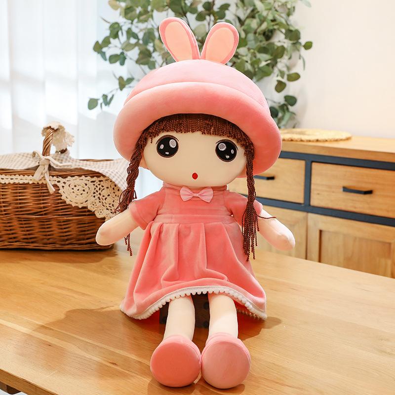 Cute Plush Doll Toy Soothing Doll Doll Throw Pillow Little Girl Birthday Child Gift