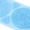 Blue Bath Brushes Bathroom Supplies Silicone Brush Double-Sided Bath Towel Body Scrub Scrubbers