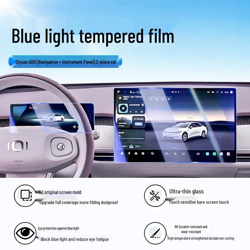 Changan Qiyuan A06 Screen Protector: 25-Model Compatible Navigation Film for Interior Upgrade.