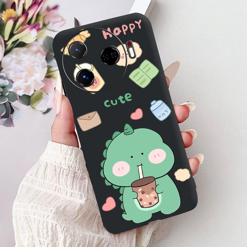 For Tecno Camon 30 4G 5G Camon 30s Pro 30 Premier 30Pro 5G Back Cover Soft Matte Siliocne Phoen Case Cool Style Cartoon Coque