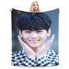 Cha Eun Woo Flannel Blanket Winter  Warm Soft Throw Blanket for Child Home Decor Fluffy Bedspread Sofa Bed Cover