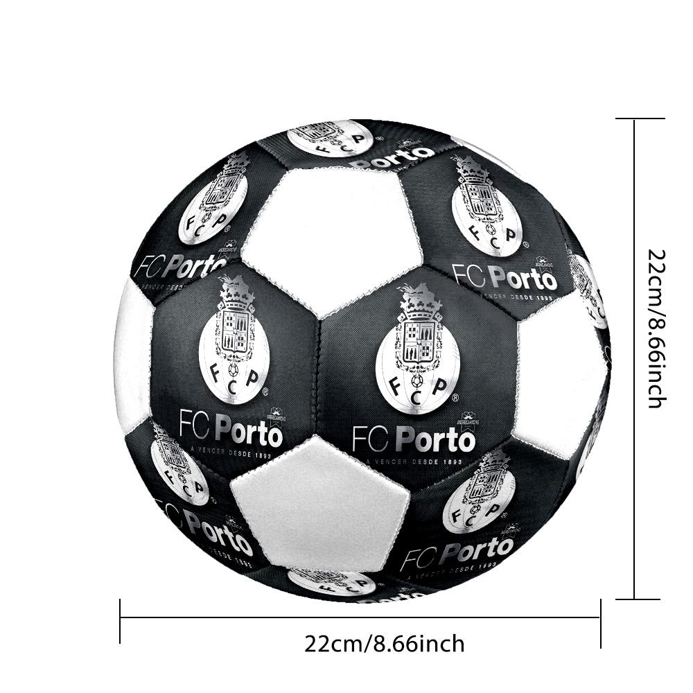 1PC FC Porto football size 5 soccer ball PrahaIndoor Soccer Ball Colorful All Ages Machine Stitched PVC Competition Ready Durable High-Bounce